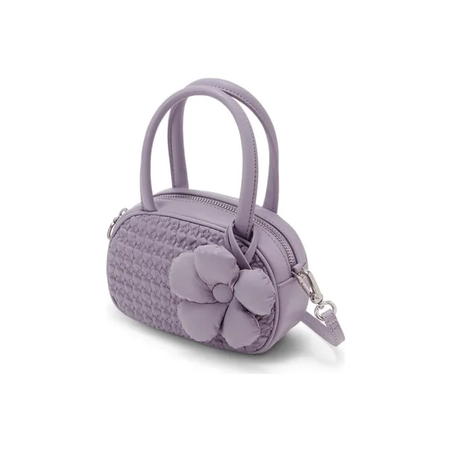 CHARLES&KEITH Fabric Handbag Regular Women's White/Flesh/Light Purple/Black-11