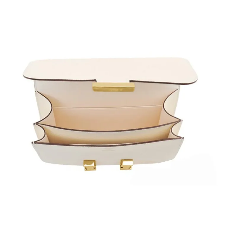 HERMES Constance Epsom Leather Shoulder Bag Crossbody Bag Mini Women's I2 Nata Cream White-5