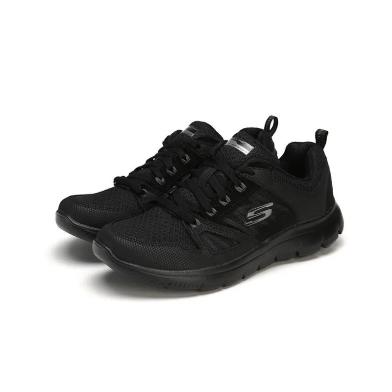 Skechers Summits Cushioning Anti-Slip And Wear-Resistant Low-Top Casual Shoes Women's Black-2