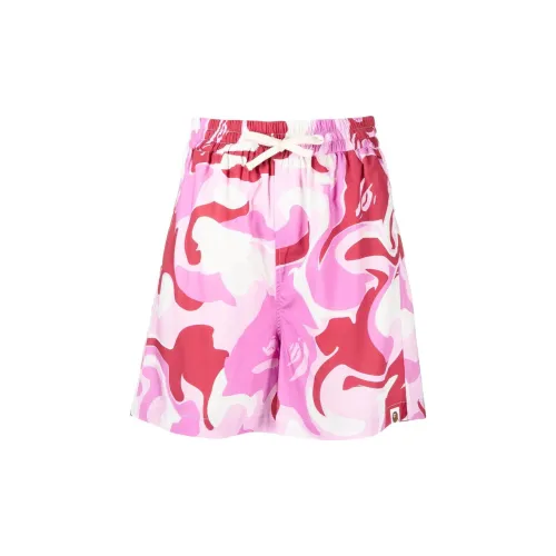 A BATHING APE Casual Shorts Women's Pink