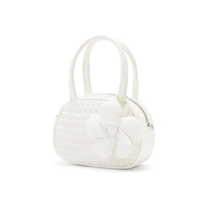 CHARLES&KEITH Fabric Handbag Regular Women's White/Flesh/Light Purple/Black-1