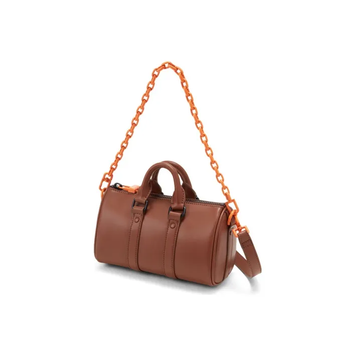 CHARLES&KEITH PU One Shoulder Handbag Regular Women's Brown/Black/Beige-2
