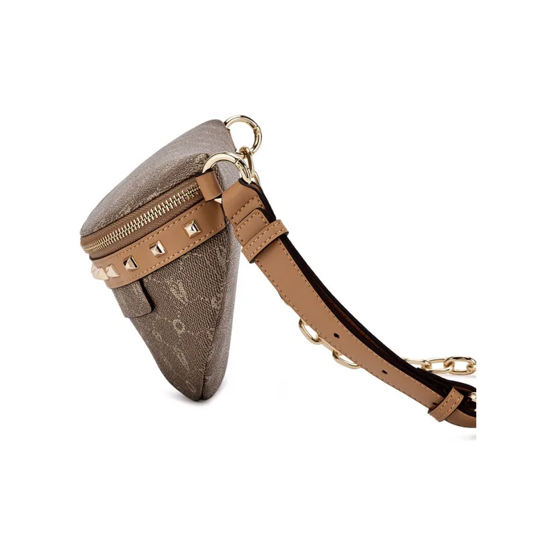 Hush Puppies PVC Chain Bag Crossbody Bag Shoulder Bag Sling Bag Small Size Women's Khaki-2