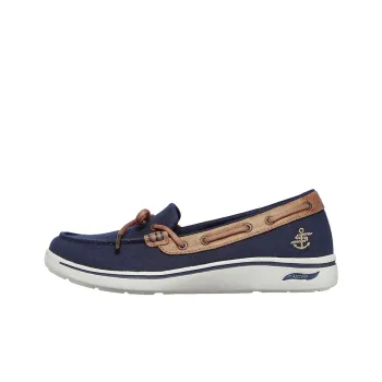 Skechers ARCH FIT UPLIFT - Shoreline Cushioning Anti-Slip And Wear-Resistant Low-Top Casual Shoes Women's Blue