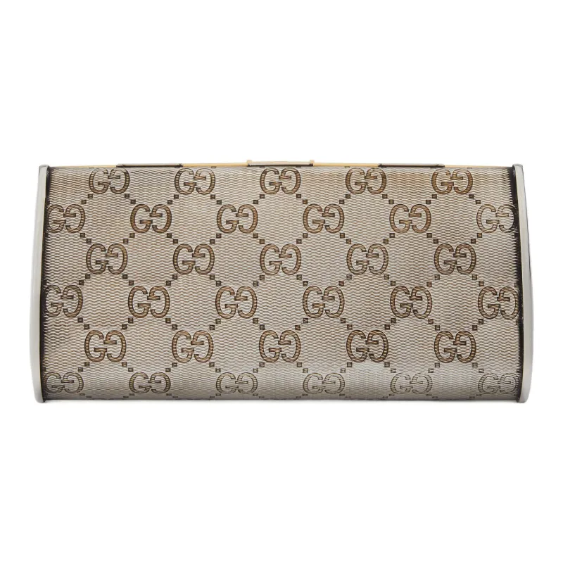 GUCCI Metal Clutch Women's Gold/Silver-2