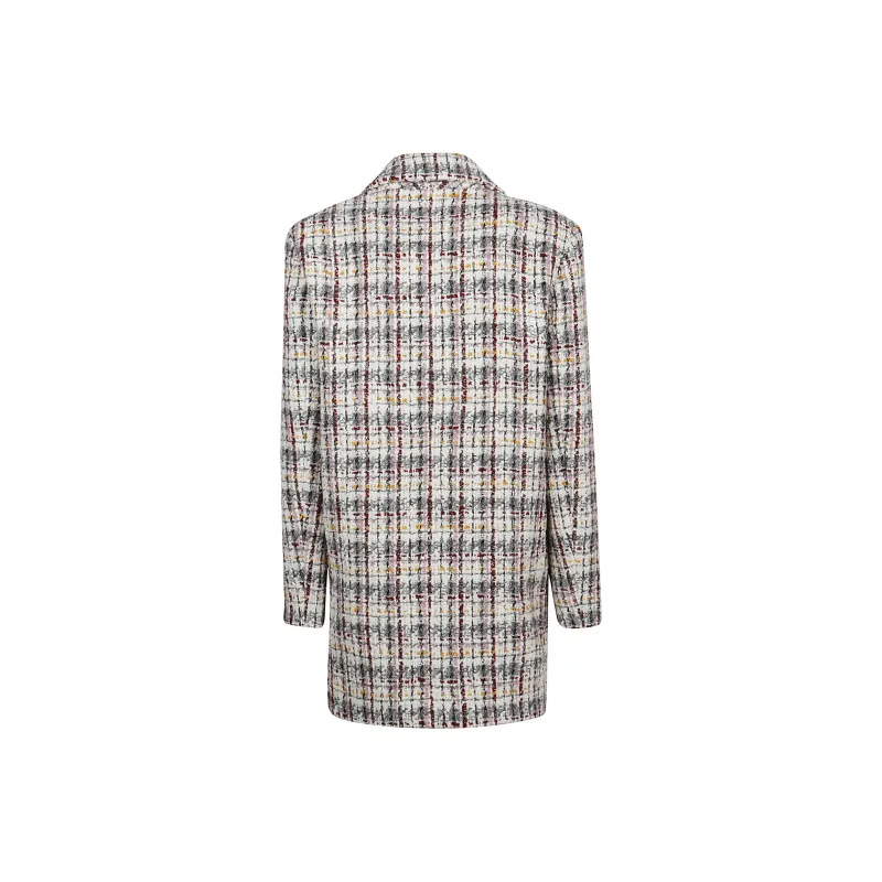 IRO NIGHT Marton Tweed Double breasted Peacoat-1