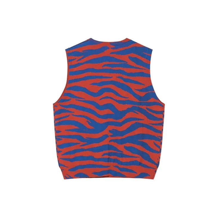 Stussy Tiger Printed Sweater Vest-5