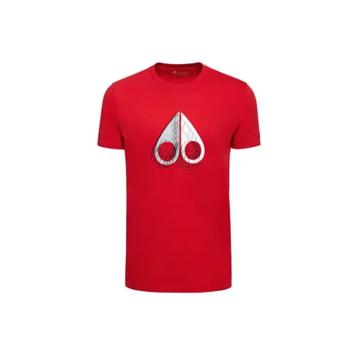 Moose Knuckles Polo Shirts Men Bright Orange