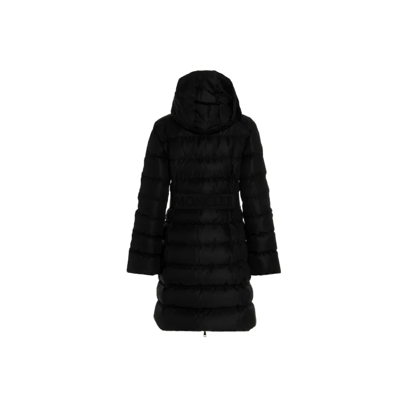 Moncler Dombes Long Down Jacket Black-1