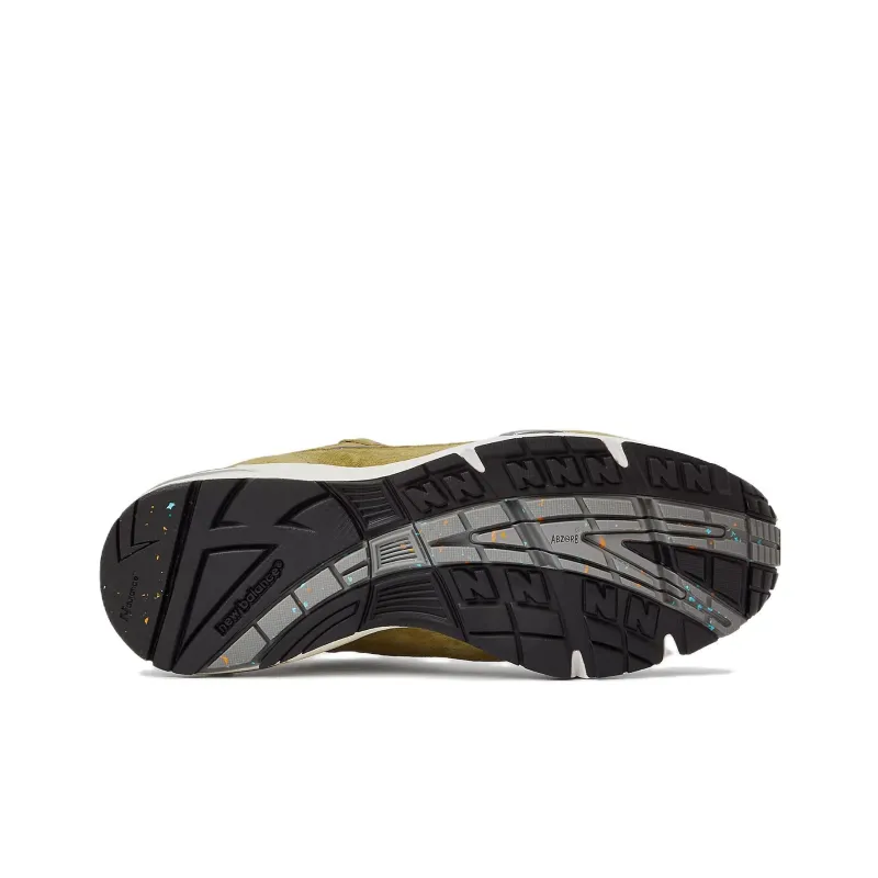 New Balance 991 MiUK Green Moss Cloud Cream Women's-5