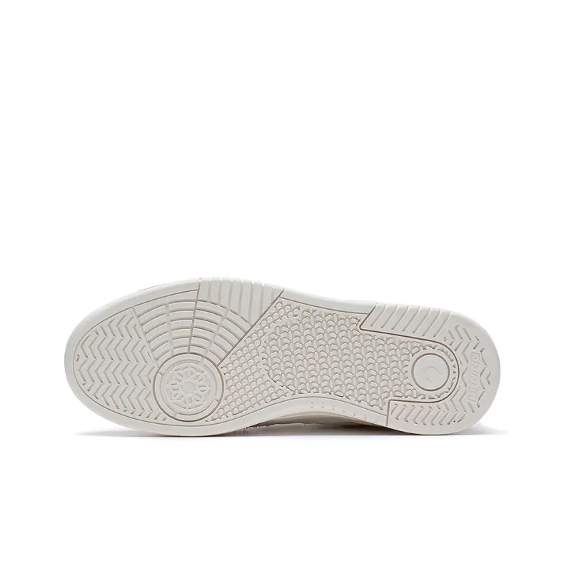 LiNing Yuebai High Top Sports Casual Shoes Women's Ecru-4