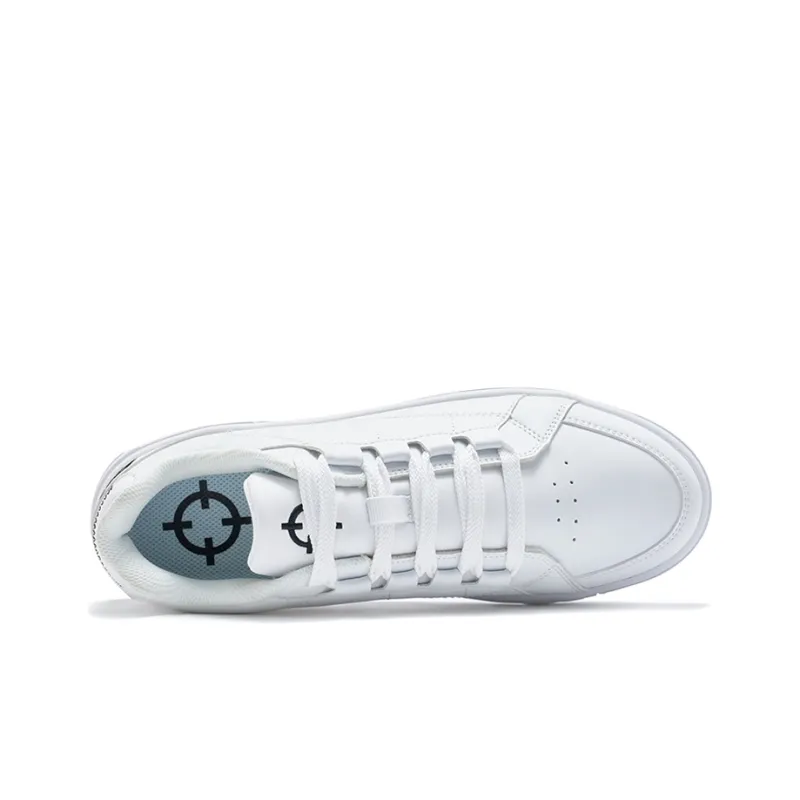 RIGORER Blindly Speaking Mouthpiece Low-Top Skateboard Shoes Men's White Black-3