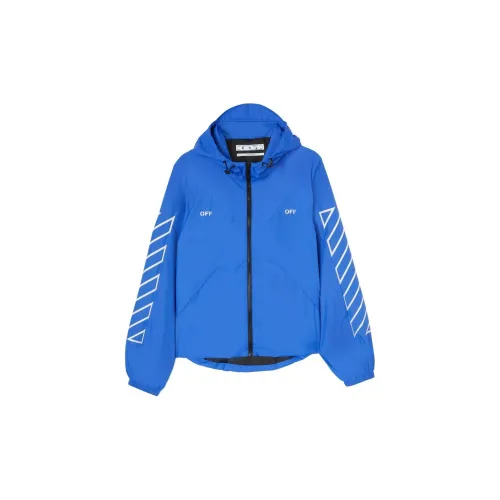 OFF-WHITE Jackets Men Blue