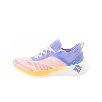 LINING Feidian Challenger Running Shoes Women's Low Top White/Blue Purple