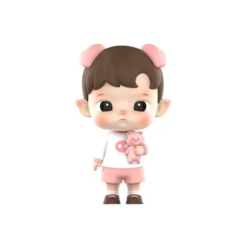 POP MART HACIPUPU Piglet Puff Hang Tag Box 8cm