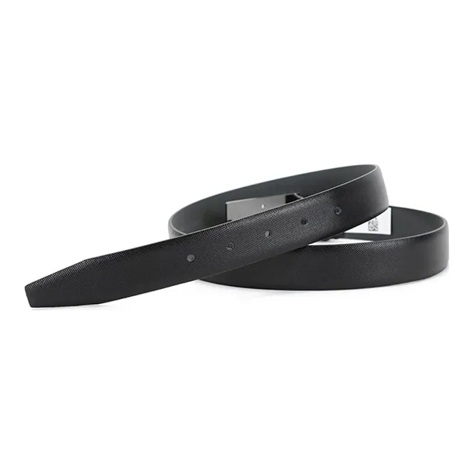 HUGO BOSS Leather Belts Men Black-4