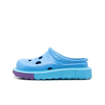 OFF-WHITE Sponge Sole Meteor Slipper Blue Women's
