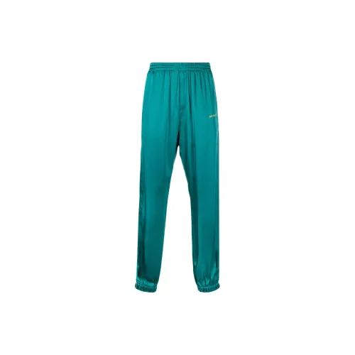 OFF-WHITE Knitted Sweatpants Men Green