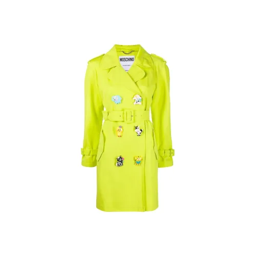 MOSCHINO Coats Women's Yellow