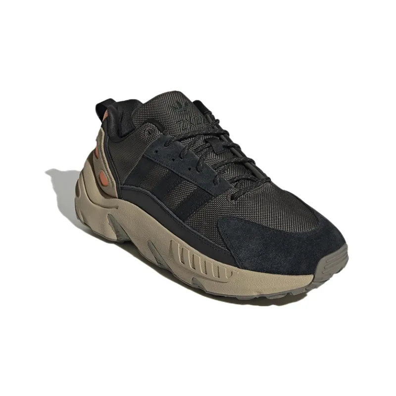 Zx 22 Adidas Originals Boost 'Shadow Olive Orange'-2
