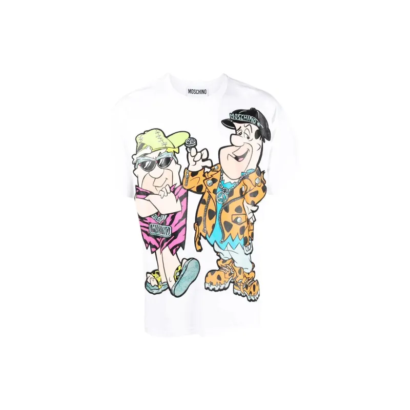 MOSCHINO T Shirts Men White-0