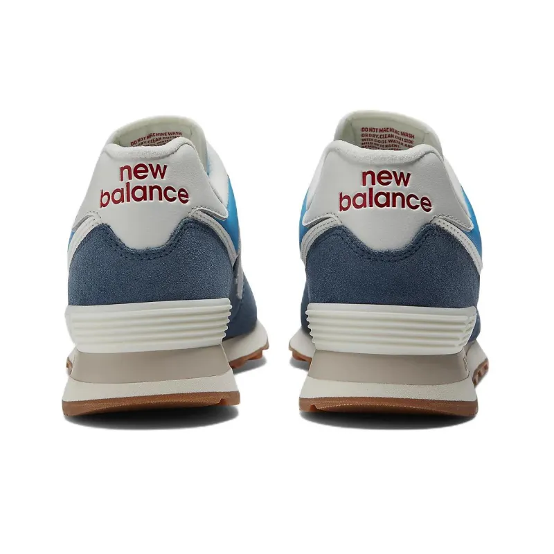 New Balance 574 Blue White Gum-4