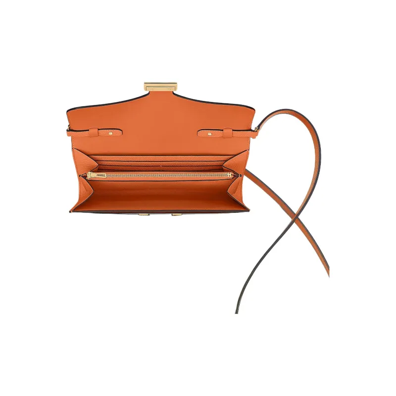 HERMES Constance To Go Epsom Leather Handheld Shoulder Bag Crossbody Bag Women's 93 Orange Orange-2