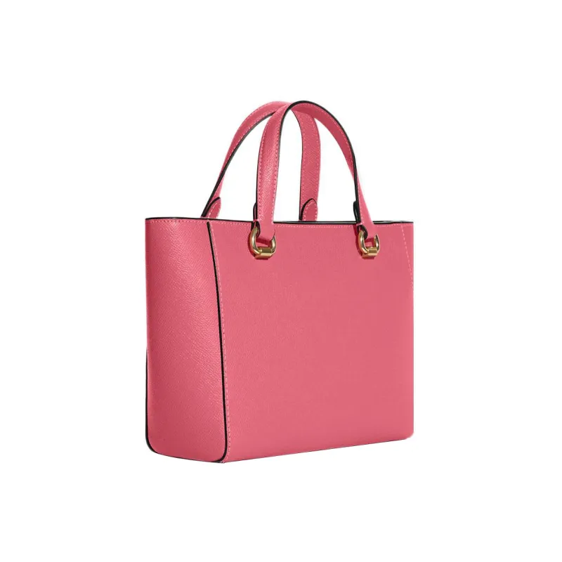 COACH Alice Cross-Stitch Leather Handbag Shoulder Bag Crossbody Bag Small Size Women's Watermelon Red-1