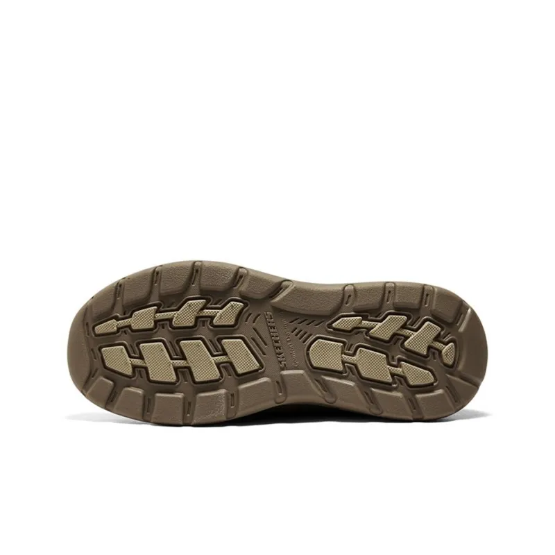 Skechers Arch Fit Motley Cushioning, Slip Resistant, Abrasion Resistant Support Mid Top Casual Shoes Men's Brown-4