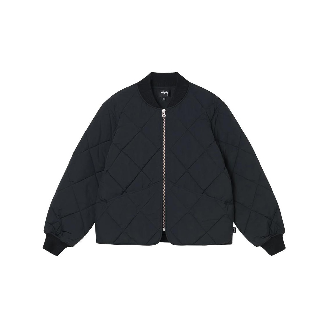 Stussy Dice Quilted Liner Jacket Black M - POIZON