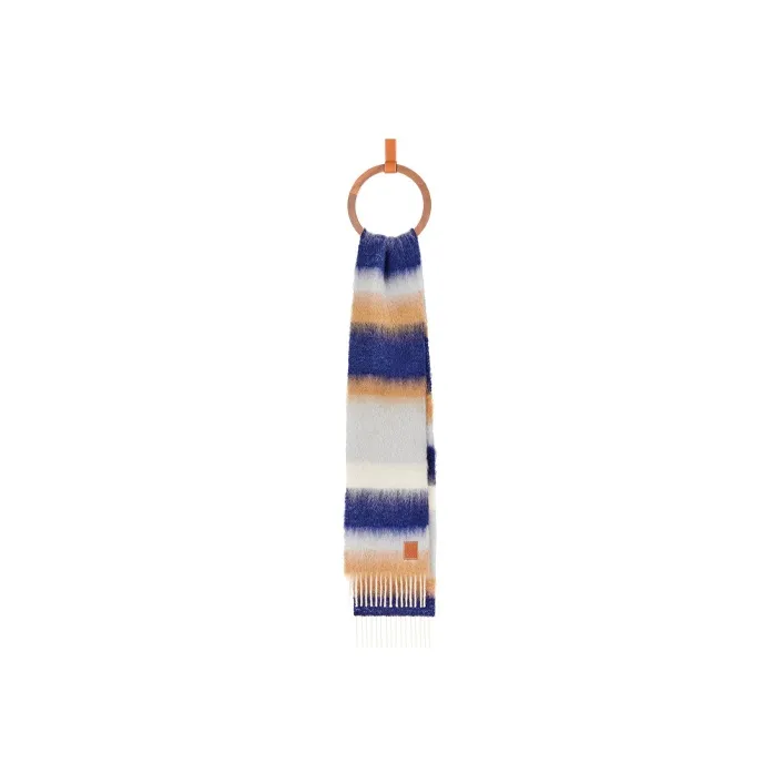 LOEWE Stripe Mohair Scarf-0