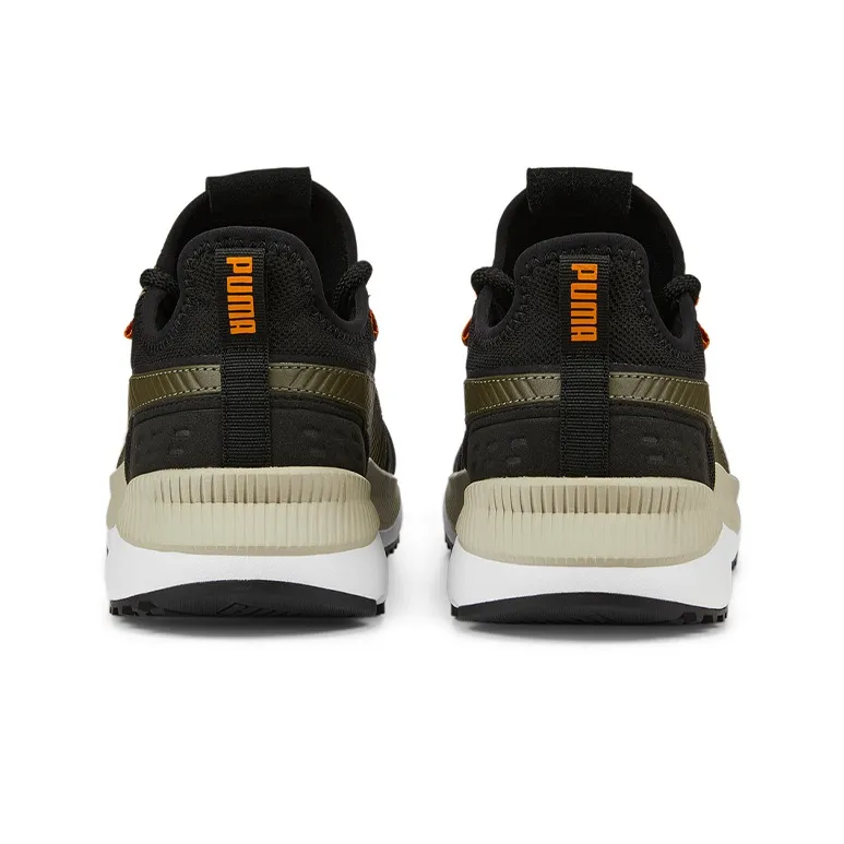 PUMA Pacer Future Street Sashiko Low-Top Running Shoes Unisex Black Green White-4