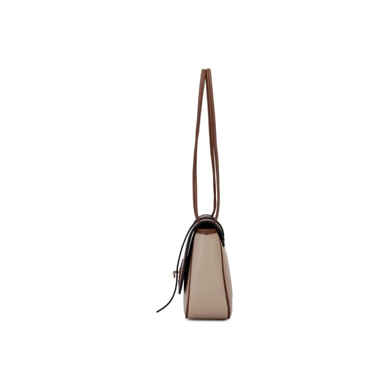 Hush Puppies Synthetic Leather Small Square Shoulder Bag Crossbody Bag Shoulder Bag Small Size Women's Apricot-2