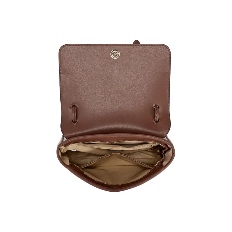 Hush Puppies Synthetic Leather Small Square Shoulder Bag Crossbody Bag Shoulder Bag Small Size Women's Apricot-3