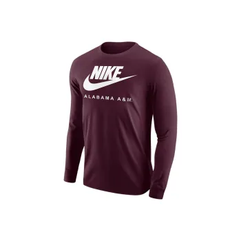 Nike College T-Shirts Men Dark Red
