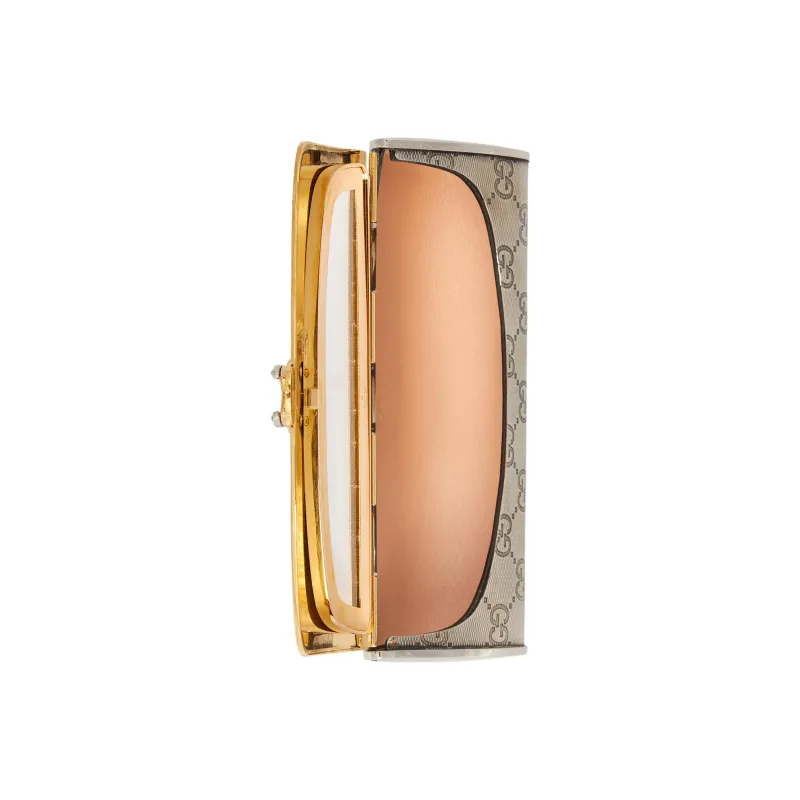 GUCCI Metal Clutch Women's Gold/Silver-5
