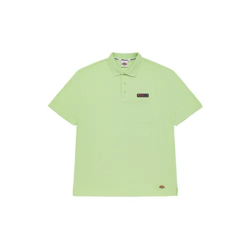 Dickies Polo Shirts Unisex Yellow Green