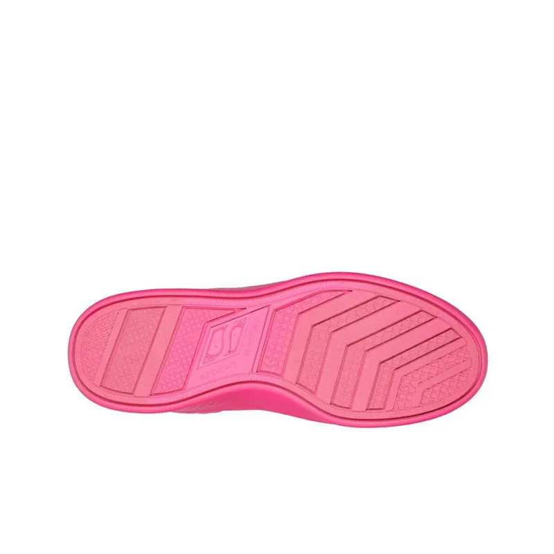 Skechers Court High Skateboard Shoes Women's High-Top Neon-5