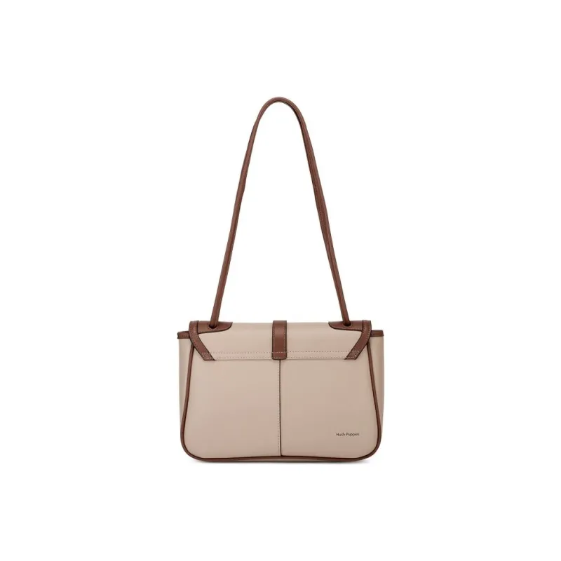 Hush Puppies Synthetic Leather Small Square Shoulder Bag Crossbody Bag Shoulder Bag Small Size Women's Apricot-1