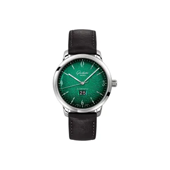 GLASHUTTE ORIGINAL VINTAGE Collection Automatic Mechanical Movement Men's Watch Green Dial