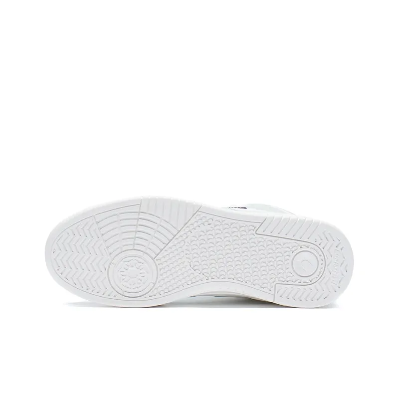 LiNing Yuebai High-Top Sports Casual Shoes Women's Blue White-4