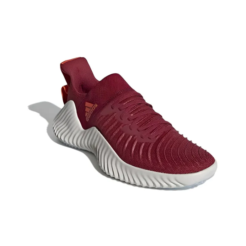 Adidas Alphabounce Trainer 'Burgundy White'-2