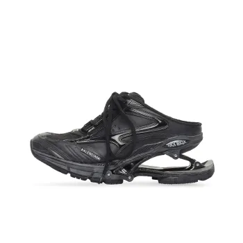 Balenciaga X Pander Low Top Casual Shoes Women's Black
