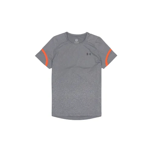 Under Armour Rush T-Shirts Men Dark Wolf Gray