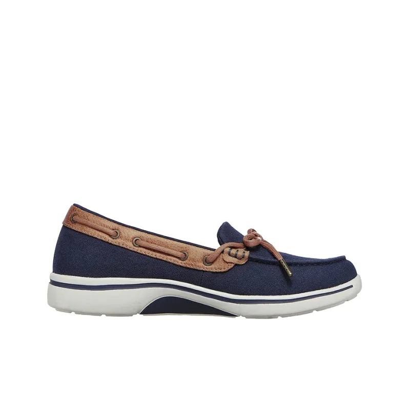 Skechers ARCH FIT UPLIFT - Shoreline Cushioning Anti-Slip And Wear-Resistant Low-Top Casual Shoes Women's Blue-1