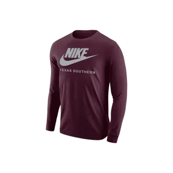 Nike College T-Shirts Men Dark Red