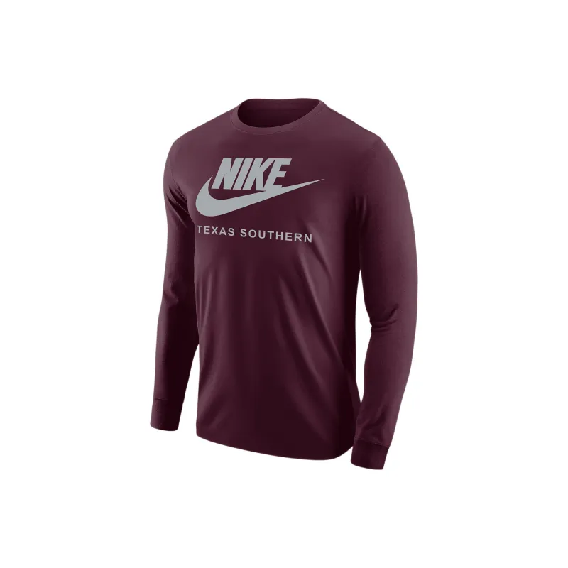 Nike College T-Shirts Men Dark Red-0