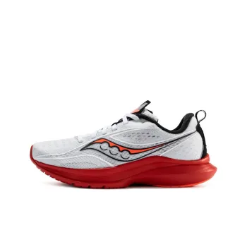 Saucony Kinvara 13 Cushioning Anti Slip And Wear Resistant Low Top Casual Running Shoes Men's White Red