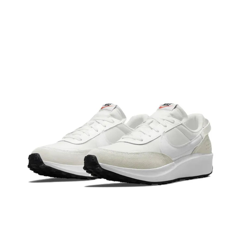 Nike Waffle Debut White Black Orange-2