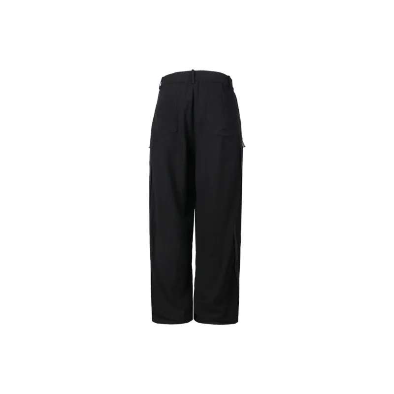 RELABEL Straight Casual Pants Men's Black-1